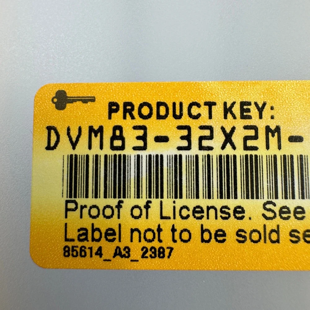 Microsoft Office Home and Student 2007 PC Windows Retail Box Product Key‎ Disc